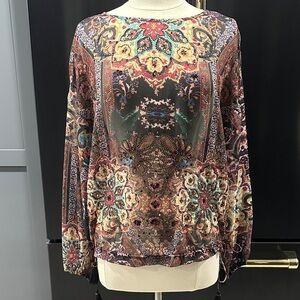 Next Multicolor Bohemian Beaded Blouse